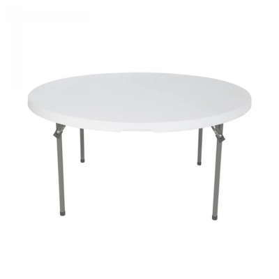 example image of a 60" Round Table Rental with a white background